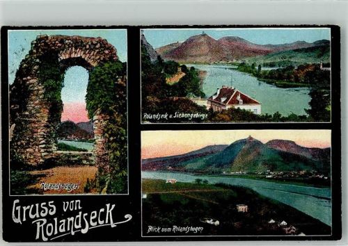 Remagen 1917 Rolandseck Siebengebirge Rolandsborgen