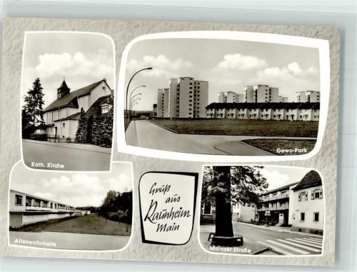 Raunheim Kath. Kirche Gewo-Wohnpark Altenwohnheim Mainzer Straße