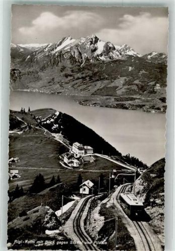 Rigi-Kulm mit Blick gegen Staffel u. Pilatus