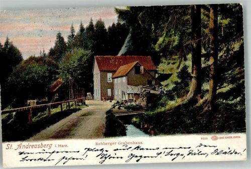 St. Andreasberg 1912 Gasthaus Rehberger Grabenhaus