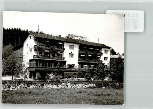Achslach Hotel Jägerhof Ort handschriftlich Foto Original aus Archiv eines Ansichtskartenverlags