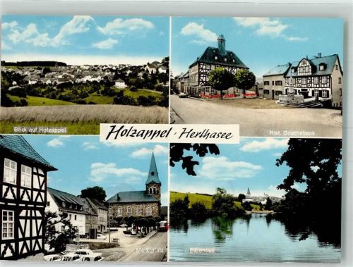 Holzappel Goethehaus Marktplatz Johanneskirche Bärensee