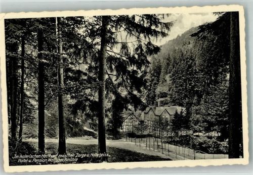 Hohegeiß 1937 Hotel Pension Wolfsbachmühle