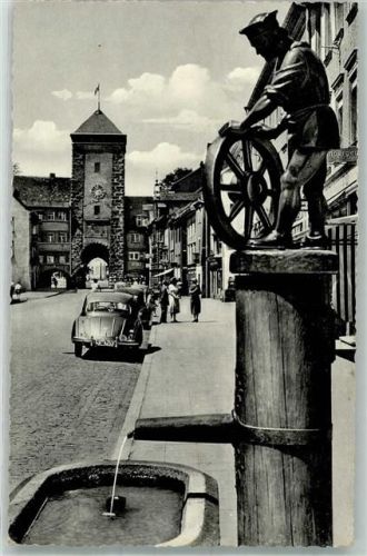 Villingen Rademacherbrunnen u. Riedtor DKW Meisterklasse