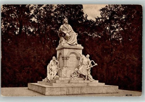 Tiergarten 1909 Richard Wagner Denkmal Serie Berlin No. 8