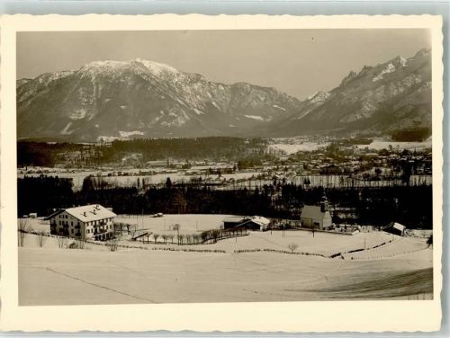 Nonn Alpenhotel Fuchs mit Bad Reichenhall im Winter Foto Original aus Archiv eines Ansichtskartenverlags Ort handschriftlich