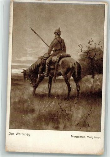 Morgenrot Der Weltkrieg Militäramtlich genehmigt ASM Nr. 988