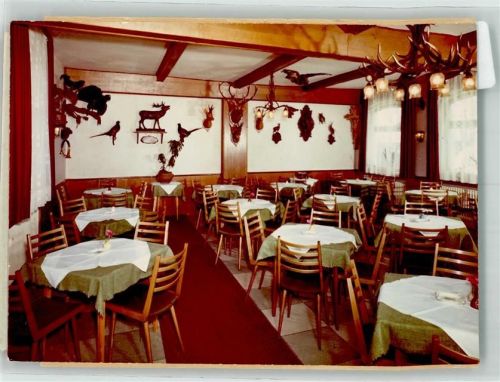 Achslach Hotel Jägerhof Ort handschriftlich Foto Original aus Archiv eines Ansichtskartenverlags