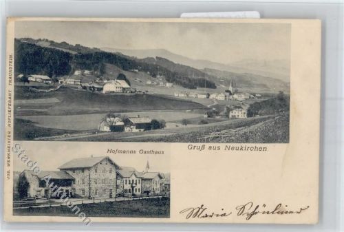 Neukirchen Hofmanns Gasthaus Totalansicht Erhaltung: Riss