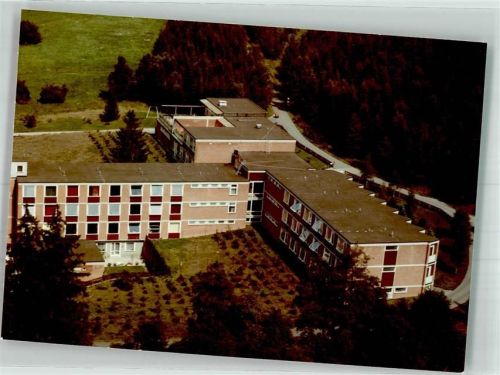 Osterode Fliegeraufnahme des Blindenkurheimes Ort handschriftlich Foto Original aus Archiv eines Ansichtskartenverlags