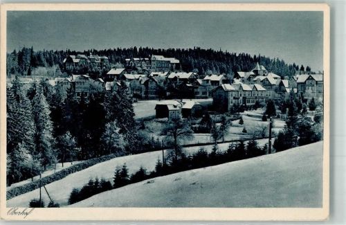 Oberhof 1929 Winter