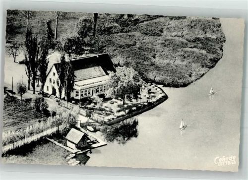 Seeburg Fliegeraufnahme vom Gasthaus Graf Isang am Seeburger See