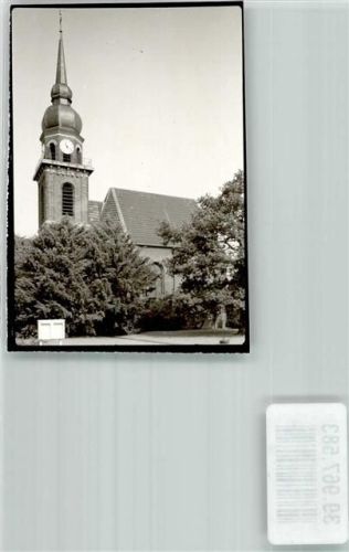 Ringenberg ev. Kirche Ort handschriftlich Foto Original aus Archiv eines Ansichtskartenverlags