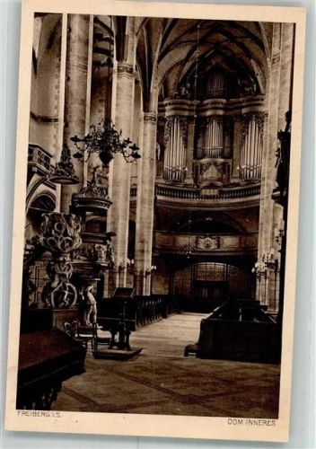 Freiberg 1918 Kirchenorgel Dom