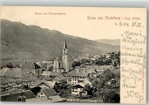 Hindelang 1904 Kirche