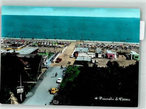 Pinarella Schwimmbad Strand Auto