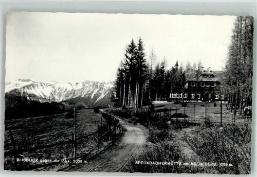 Josef Speckbacher Hütte Foto AK Hüttenstempel