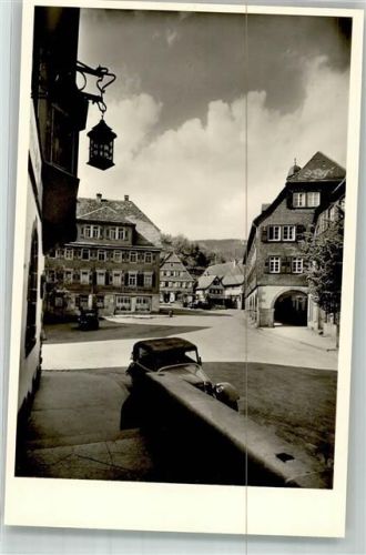 Alpirsbach Marktplatz Auto