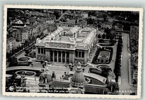 Antwerpen Fliegeraufnahme Musée des Beaux-Arts