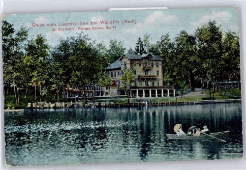 Wandlitz Liepnitz-See, Gasthaus W. Schmidt