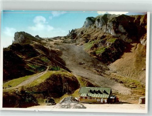 Lenggries Idealhanghütte Foto Original aus Archiv eines Ansichtskartenverlags Ort handschriftlich