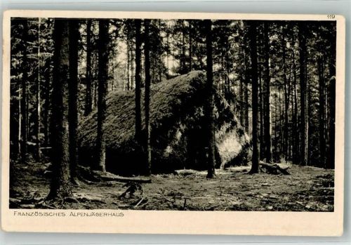 1916 Französ. Alpenjägerhaus Ostpreußenhilfe