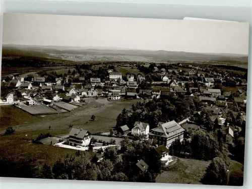 Hohegeiß Fliegeraufnahme des Ortes Ort handschriftlich Foto Original aus Archiv eines Ansichtskartenverlags