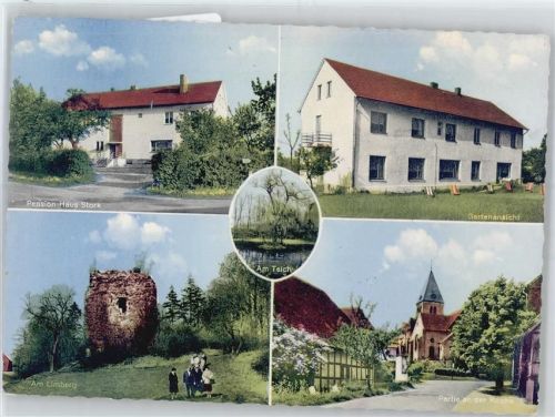 Holzhausen Pension Haus Stork, Partie an der Kirche, Teich, Am Limberg
