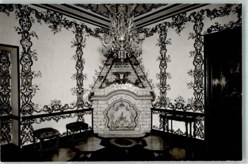 Rastatt Prachtvoller Kamin im Schloss Favorite Foto Original aus Archiv eines Ansichtskartenverlags Ort handschriftlich