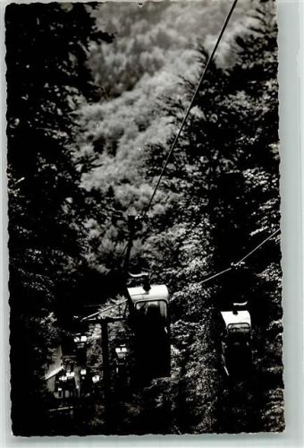 Waldeck Seilbahn Ort handschriftlich Foto Original aus Archiv eines Ansichtskartenverlags