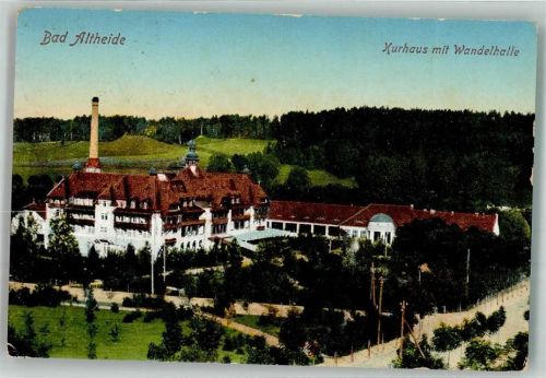 Bad Altheide 1911 Kurhaus Wandlehalle