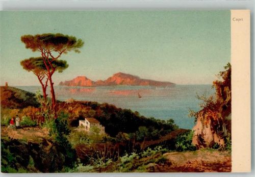 Capri Sonnenuntergang am Meer Nr. 19919