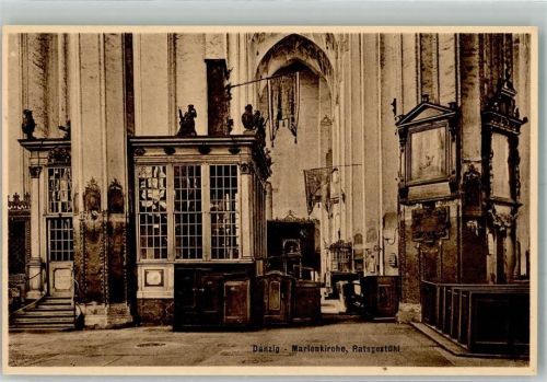 Danzig Marien- Kirche Ratsgestühl