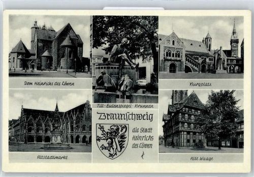 Braunschweig Dom Heinrichs des Löwen, Altstadtmarkt, Burgplatz, Alte Waage