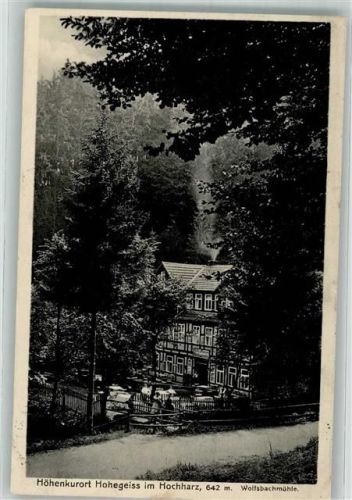 Hohegeiß Wolfsbachmühle