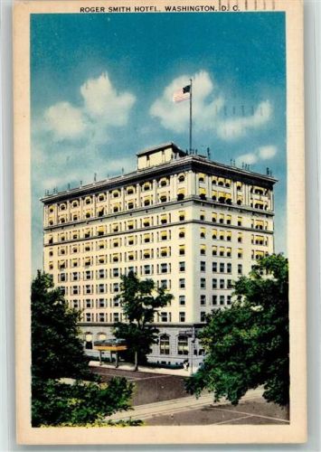 Washington D.C. 1955 Hotel Roger Smith