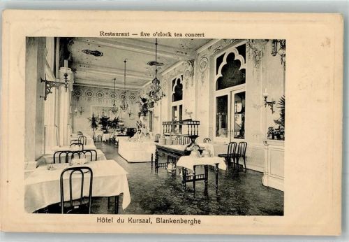 Blankenberghe 1912 Hotel du Kursaal