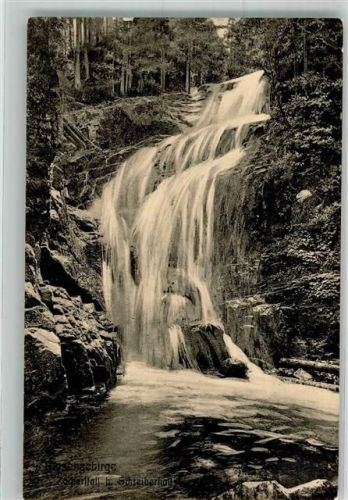 Schreiberhau 1925 Wasserfall Riesengebirge