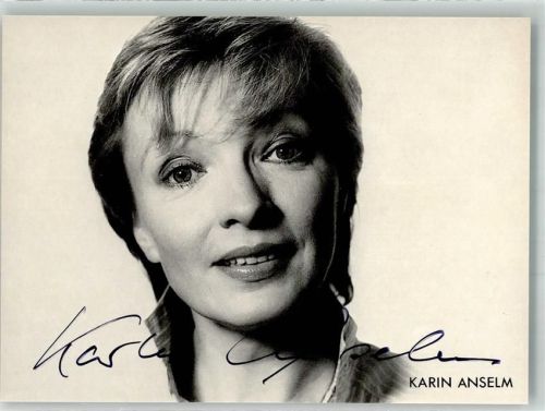 Karin Anselm Autogramm