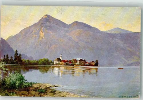 Walchensee sign. Bernhardt, F. Feldpost K.B. Reservelazarett Walchensee