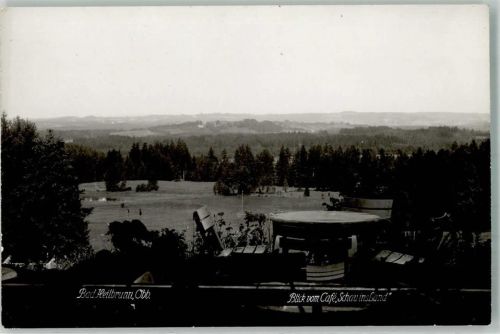 Bad Heilbrunn Blick vom Cafe Schauinsland