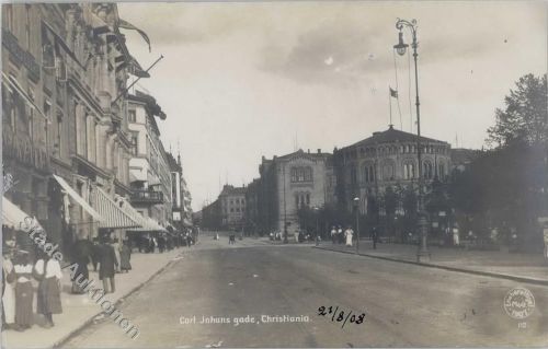 Oslo 1908 Carl Johanes Garde