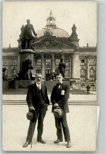 Tiergarten 1922 Denkmal Reichstag