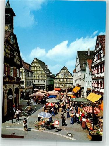 Waiblingen Marktplatz Marktszene
