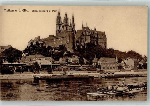 Meißen Dampfer König Georg Kgl. Albrechtsburg Dom