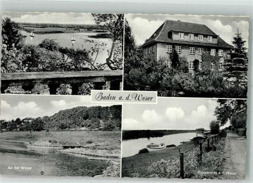 Baden Promenade an der Weser