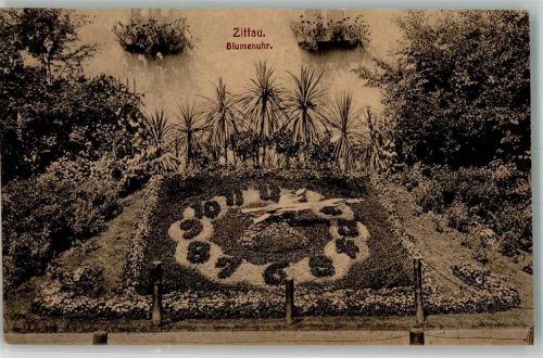 Zittau Blumenuhr Verlag Wagner Nr. 2306