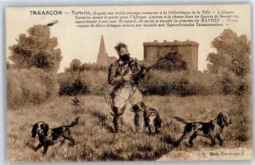 Tarascon Jäger mit Hunden