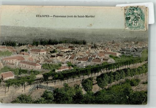 Etampes Briefmarke Bildseite