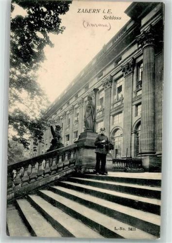 Saverne 1915 Schloss Feldpost WK I